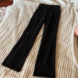 Lululemon crisscross flare yoga pants
